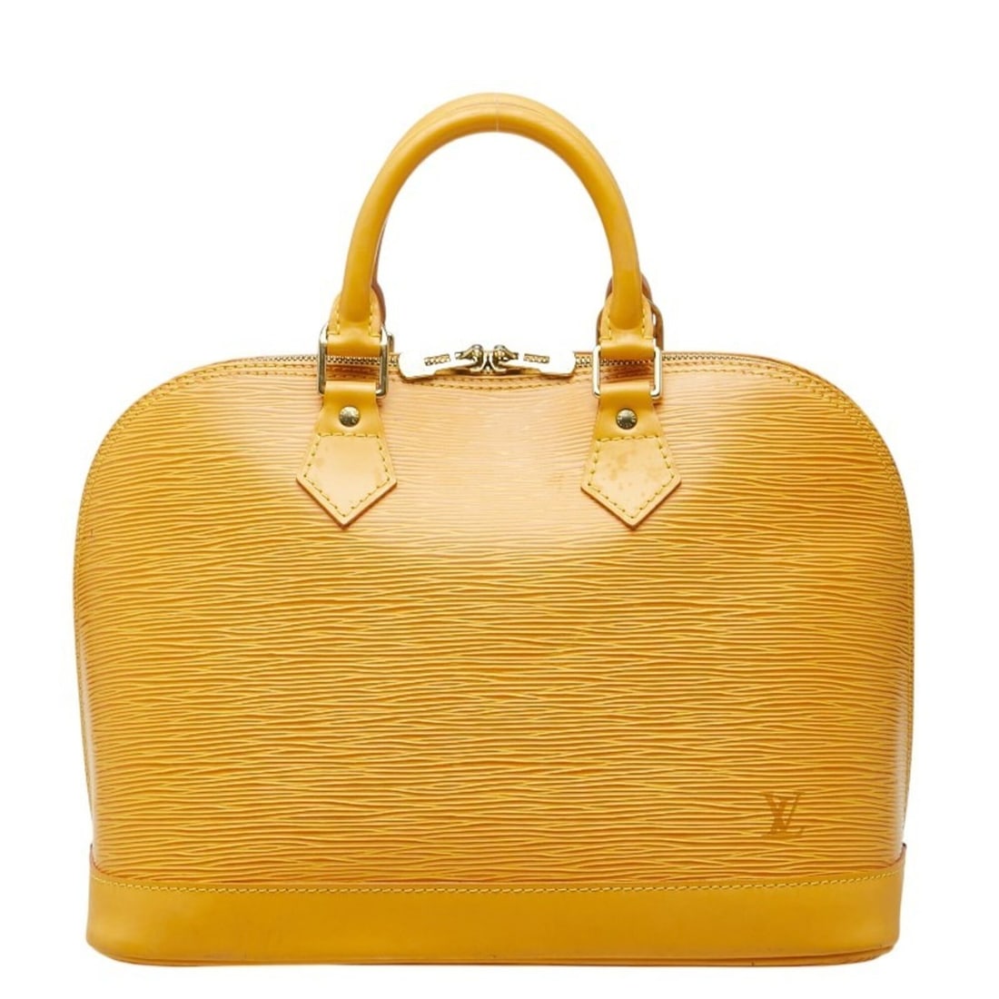 Louis Vuitton Epi Alma Handbag M52149 Tassili Yellow Leather Women's LOUIS VUITTON