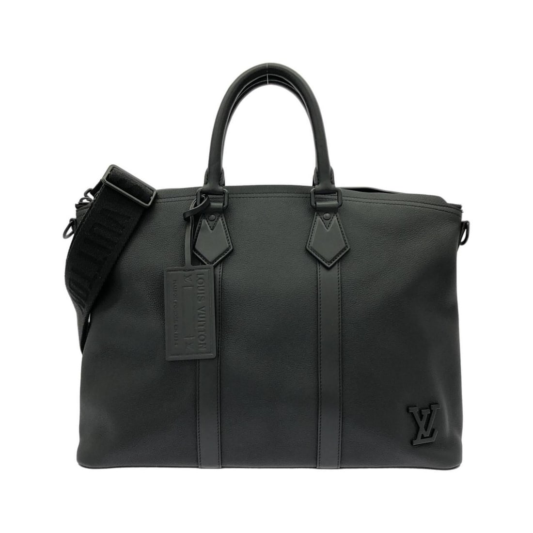 Louis Vuitton LV Aerogram Lockit M59158 Handbag: --- Catalog ---Category: SizeSize (HxWxD): 34cm x 43cm x 16cm / 13.38'' x 16.92'' x 6.29''Category: DesignType: HandbagColor: BlackGender: MenMaterial: Leather Leather/Fur Type: Calf leatherCategory: 