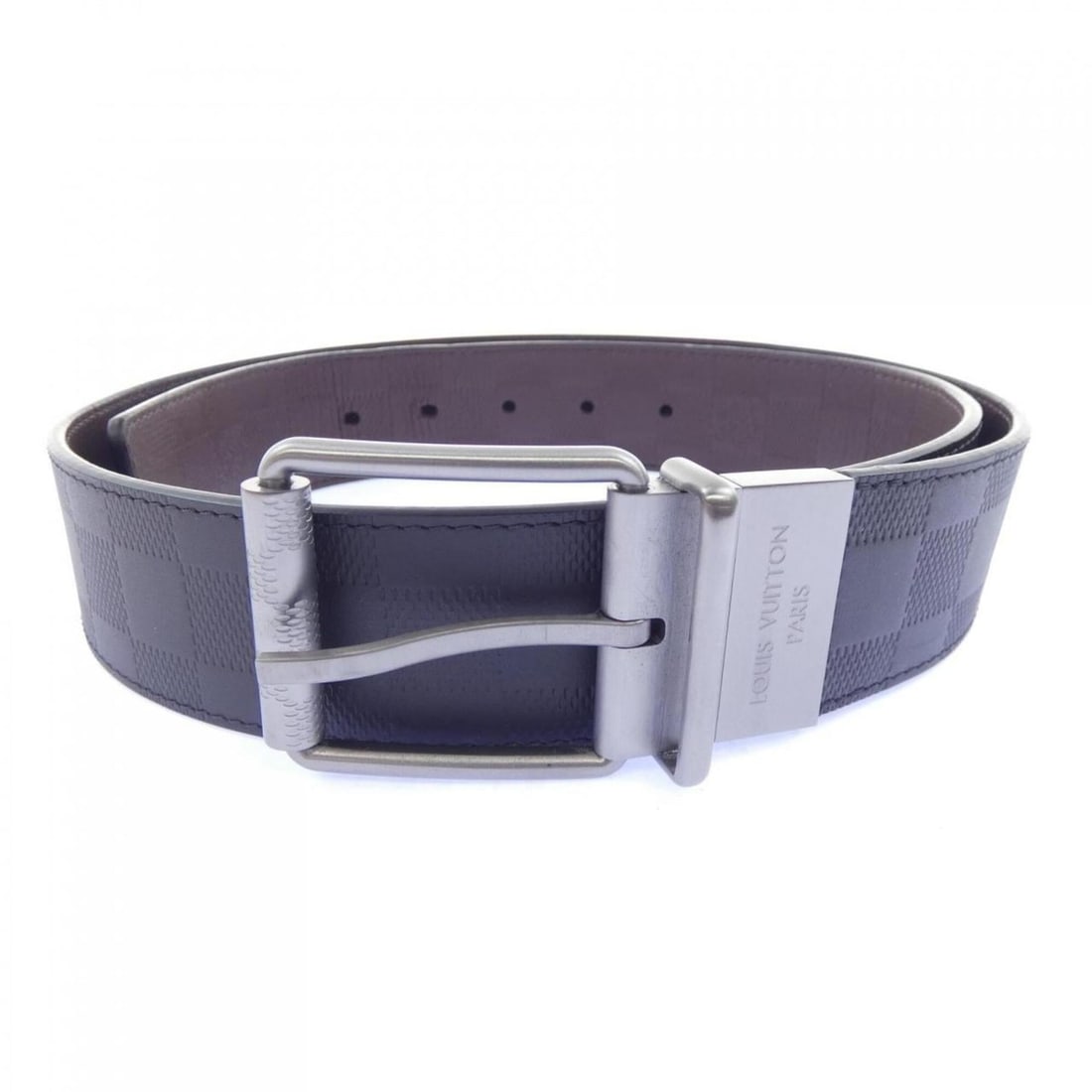 Louis Vuitton Damier Print 40mm Belt M9150: --- Catalog ---Category: SizeLength: 106.5cm / 41.92''Category: DesignType: Standard beltColor: Black, BrownGender: MenLeather/Fur Type: Calf leatherMaterial (Strap): Leather Category: GeneralMPN: M91