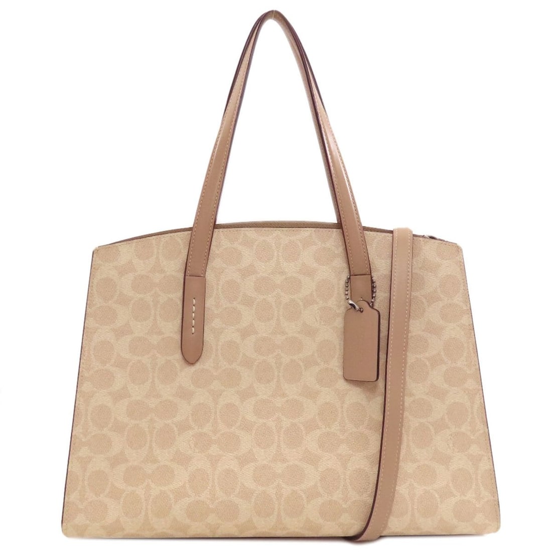 Coach 31210 Signature 2-Way Tote Bag PVC Women's COACH