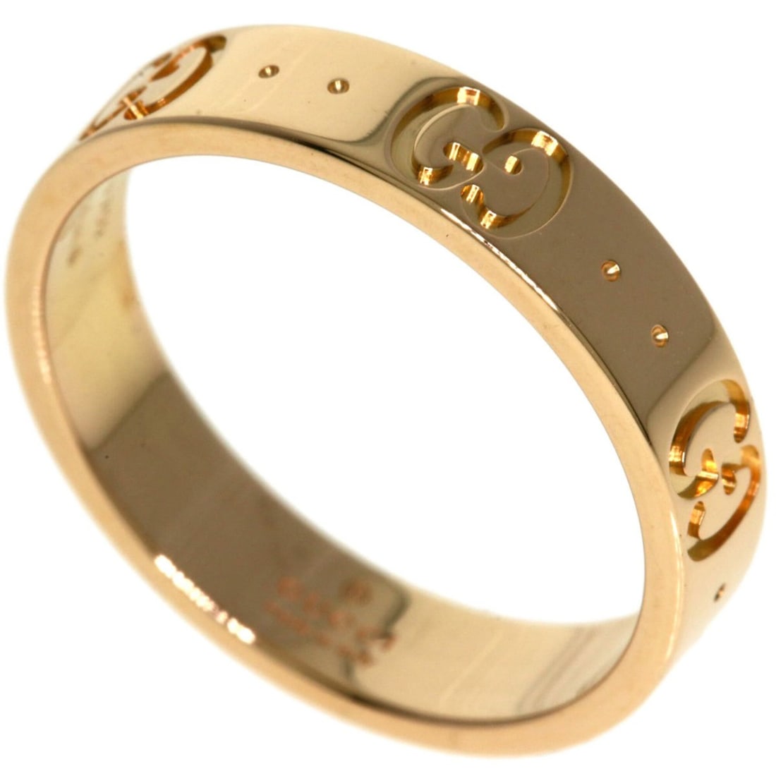 Gucci Icon #11 Ring - 18K Pink Gold Women's GUCCI (1 of 13)