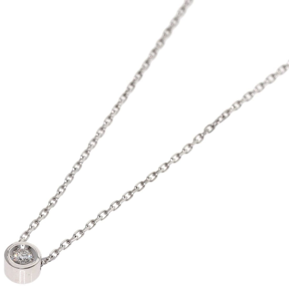 Gucci Diamond Necklace 18K White Gold Women's GUCCI (1 of 18)