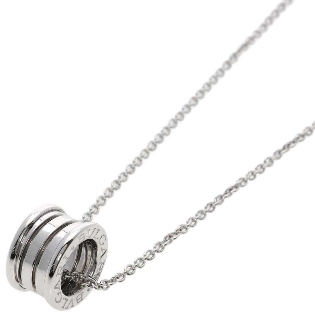 BVLGARI B-zero1 Necklace, 18K White Gold, Women's