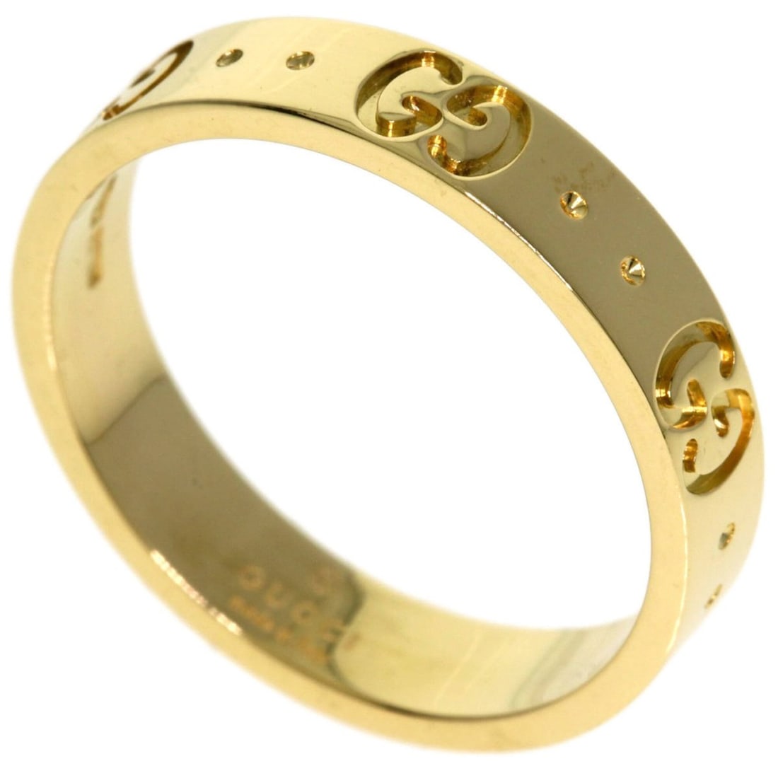 Gucci Icon #13 Ring, 18K Yellow Gold, Women's GUCCI
