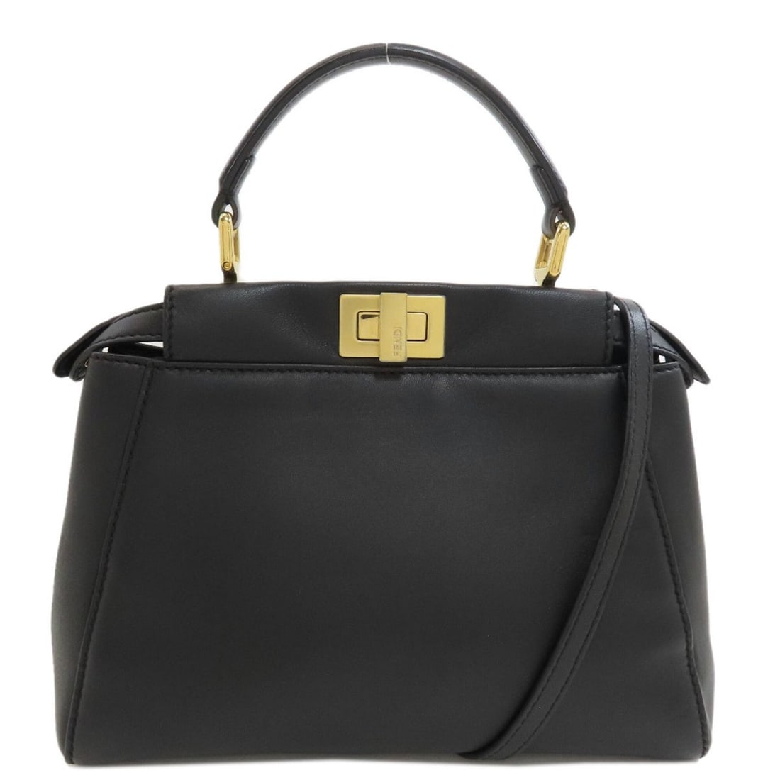 Fendi Peekaboo Mini 2-Way Handbag, Calfskin, Women's FENDI (1 of 20)