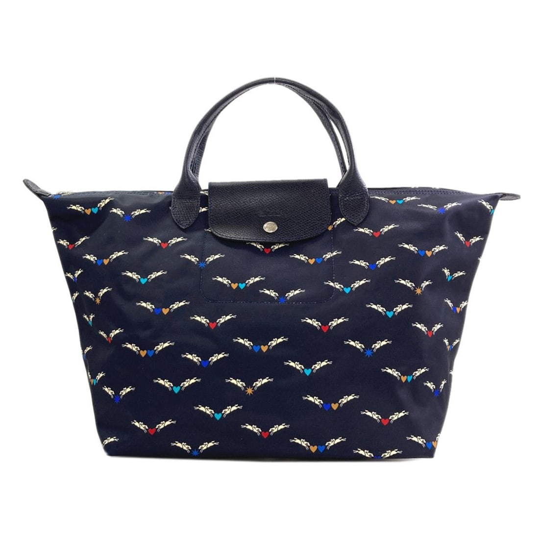 Longchamp Le Pliage Chevoelle Handbag, Nylon/Leather, Women's