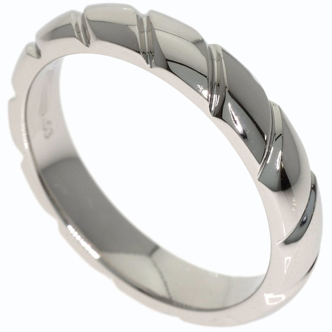 Chaumet Torsade #53 Ring, Platinum PT950, Women's Ring: --- Catalog ---Category: SizeWidth: 3.5mm / 0.14''Weight: 7.2g / 0.25oz.JP Size: 13US Size: 6.5Category: DesignType: Band ringGender: WomenMaterial: Platinum 950Category: GeneralBrand: Chaumet--- Item