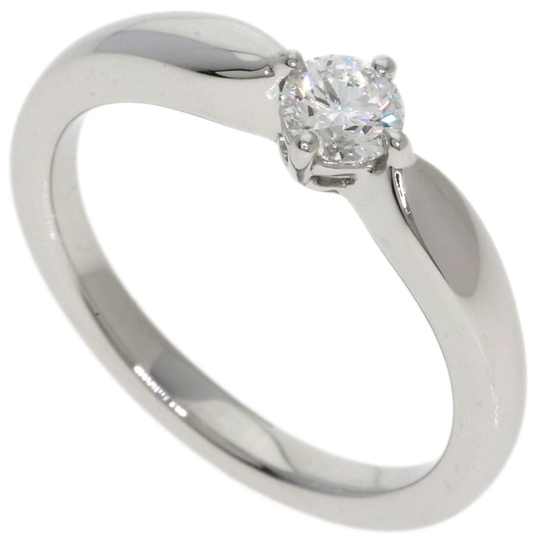 BVLGARI Dedicata a Venezia Diamond Ring, Platinum PT950, Women's.