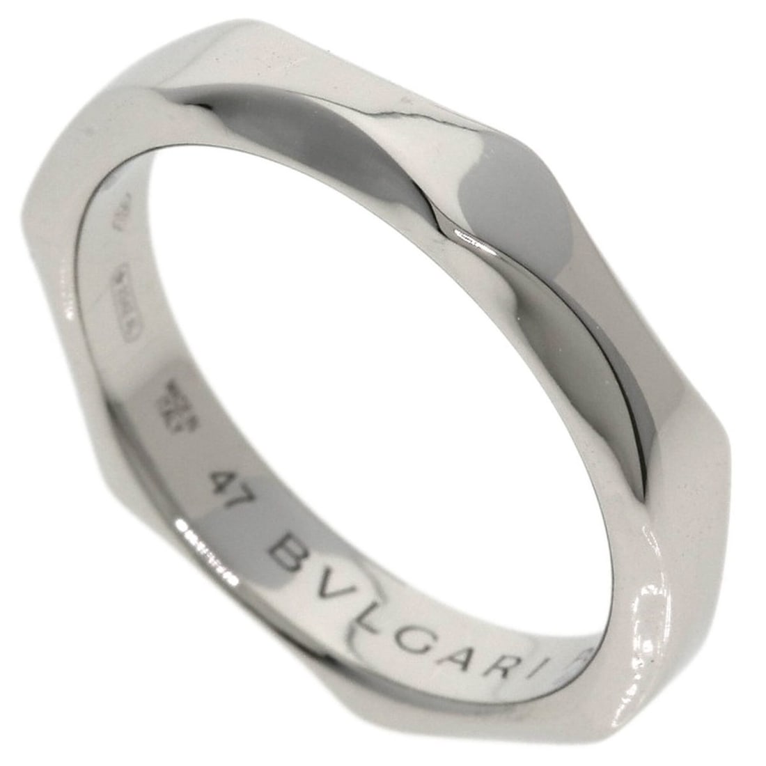 Bulgari Infinito Wedding Ring #47, Platinum PT950, Women's BVLGARI