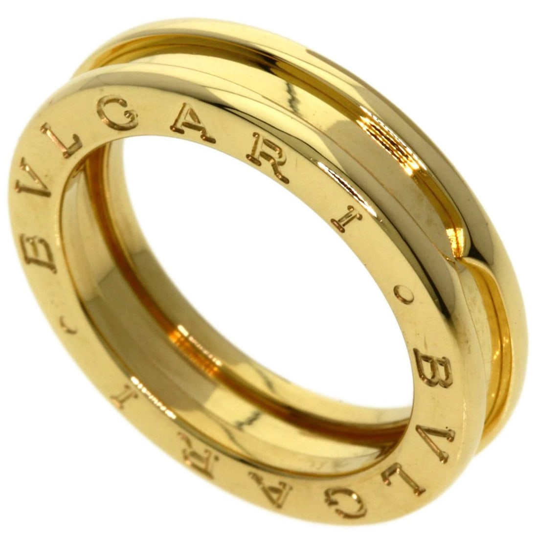 BVLGARI B-zero1 1-band #50 Ring, 18K Yellow Gold, Women's.