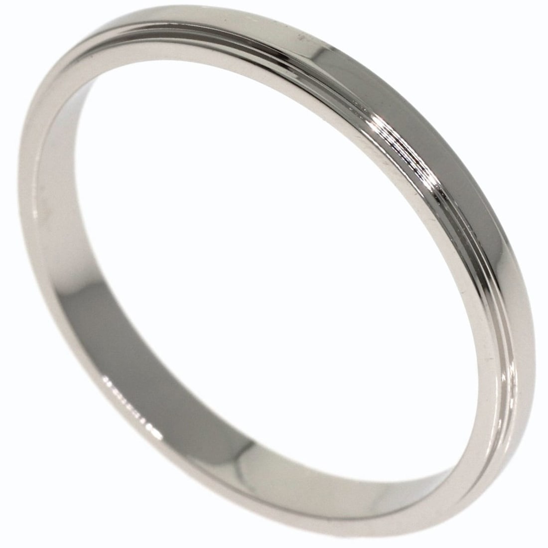 Cartier Damour #57 Ring, Platinum PT950, Women's, CARTIER: --- Catalog ---Category: SizeWidth: 2.5mm / 0.1''Weight: 3.2g / 0.11oz.JP Size: 17US Size: 8.5Category: DesignType: Band ringGender: WomenMaterial: Platinum 950Category: GeneralBrand: Cartier--- Item 