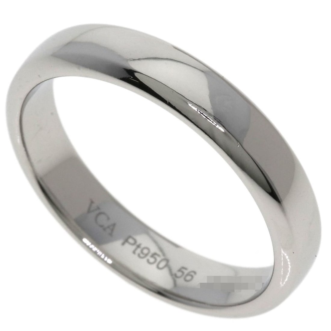 Van Cleef & Arpels Toujours Marriage Ring #56, Platinum PT950, Women's: --- Catalog ---Category: SizeWidth: 3.9mm / 0.15''Weight: 7g / 0.24oz.JP Size: 16US Size: 8Category: DesignType: Band ringGender: WomenMaterial: Platinum 950Category: GeneralBrand: Van Cleef & Arpels-