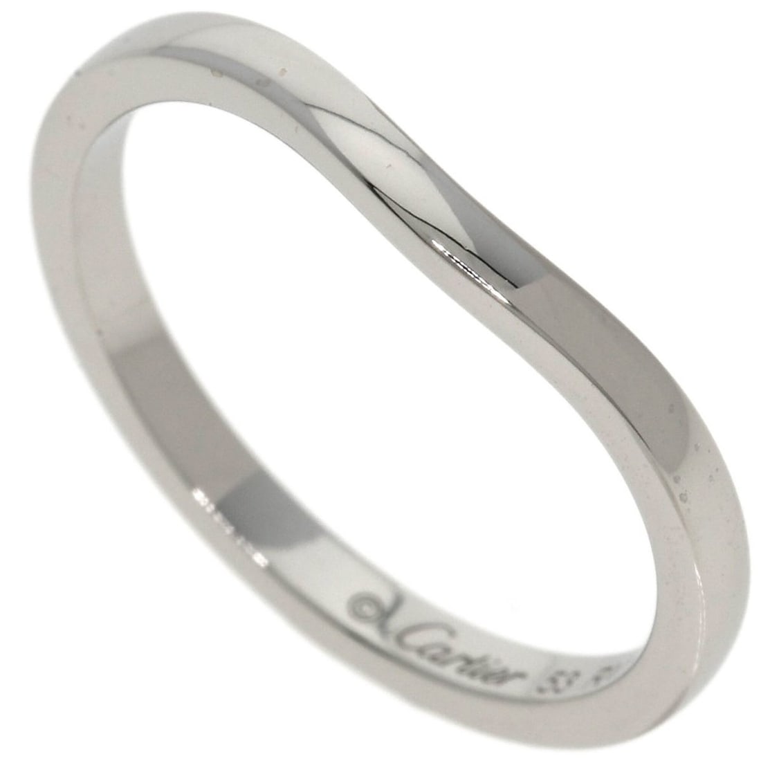 Cartier Ballerina Wedding Ring #53, Platinum PT950, Women's, CARTIER: --- Catalog ---Category: SizeWidth: 1.9mm / 0.07''Weight: 3.2g / 0.11oz.JP Size: 13US Size: 6.5Category: DesignType: Band ringGender: WomenMaterial: Platinum 950Category: GeneralBrand: Cartier--- Item