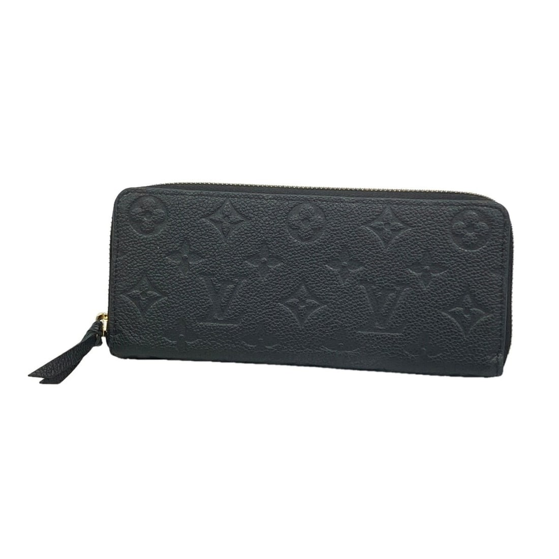 Louis Vuitton Monogram Empreinte Portefeuille Clemence Long Wallet M60171 Noir (Women's)