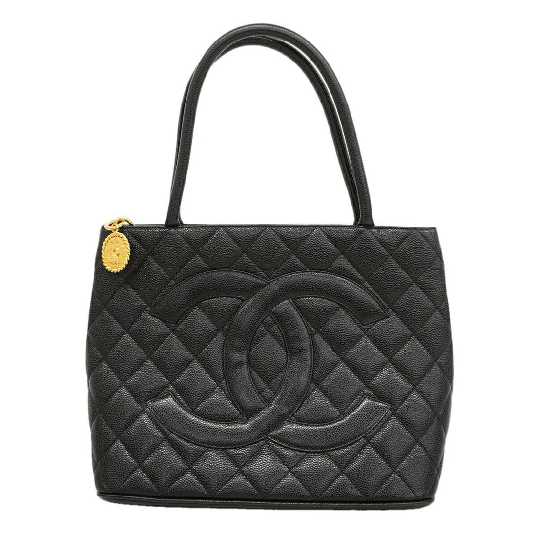 Chanel Tote Bag, Reissue Tote, Caviar Leather, Black, Women's: --- Catalog ---Category: SizeSize (HxWxD): 24.5cm x 29.5cm x 15cm / 9.64'' x 11.61'' x 5.9''Category: DesignType: Tote bagColor: BlackGender: WomenMaterial: Grained Calfskin Hardware Color: GoldCatego