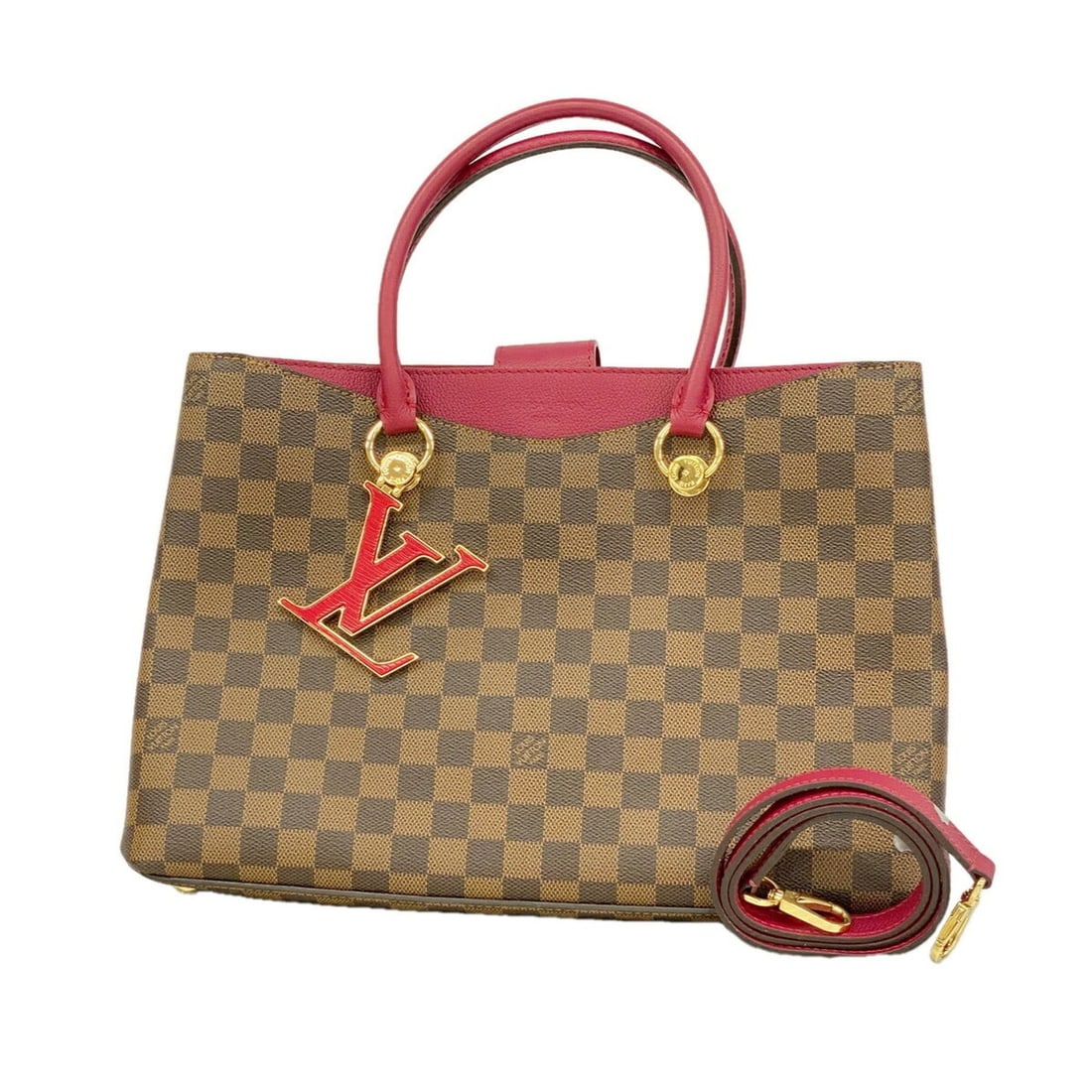 Louis Vuitton Damier LV Riverside Handbag N40052 Ebene Lidvan 2-way bag for women P3432245: --- Catalog ---Category: SizeSize (HxWxD): 24cm x 36cm x 12cm / 9.44'' x 14.17'' x 4.72''Category: DesignType: HandbagColor: EbeneGender: WomenCategory: GeneralMPN: N40052Brand: Louis Vuitton--- Item 