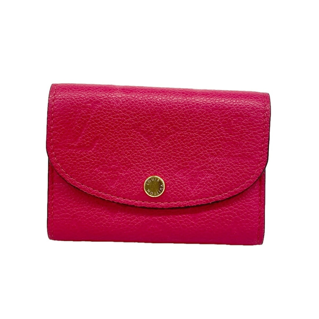 Louis Vuitton Wallet/Coin Case Monogram Empreinte Portemonnaie Rosalie M81521 Rose Pondicherry