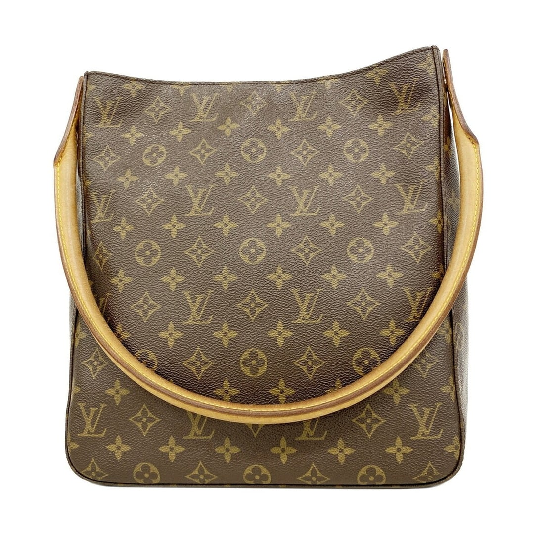 Louis Vuitton Monogram Looping GM Shoulder Bag M51145 Brown Women's P3407285