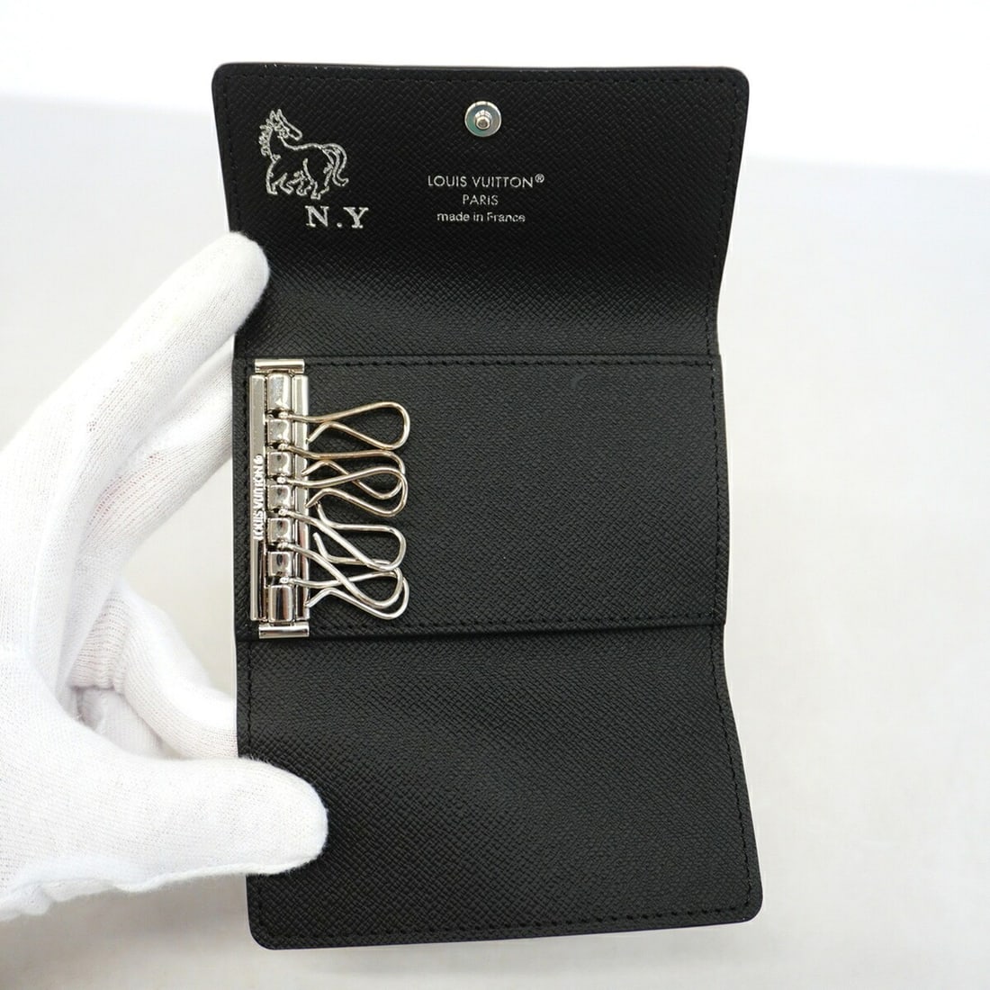 Louis Vuitton Accessories Key Case Monogram Eclipse Multicles 6 M82603 Black Men's - 4