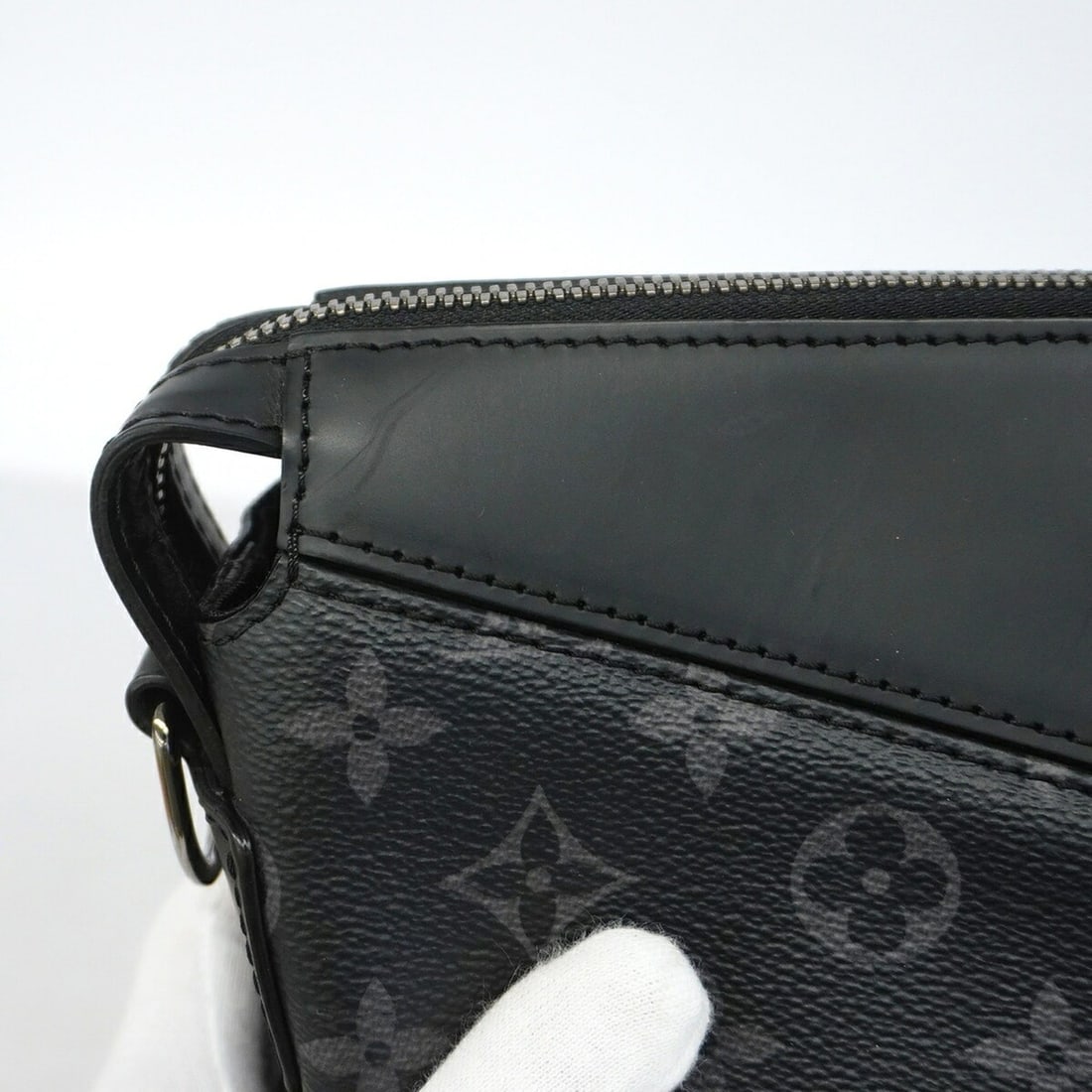 Louis Vuitton Monogram Eclipse Explorer Bag M40566 Black Men's - 8