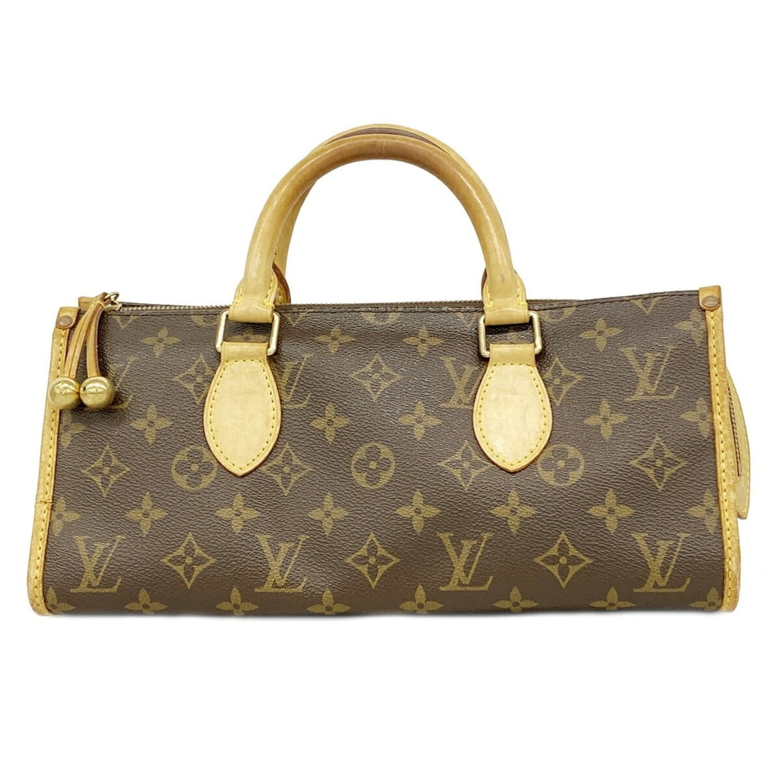 Louis Vuitton Monogram Popincourt Handbag M40009 Brown Women's