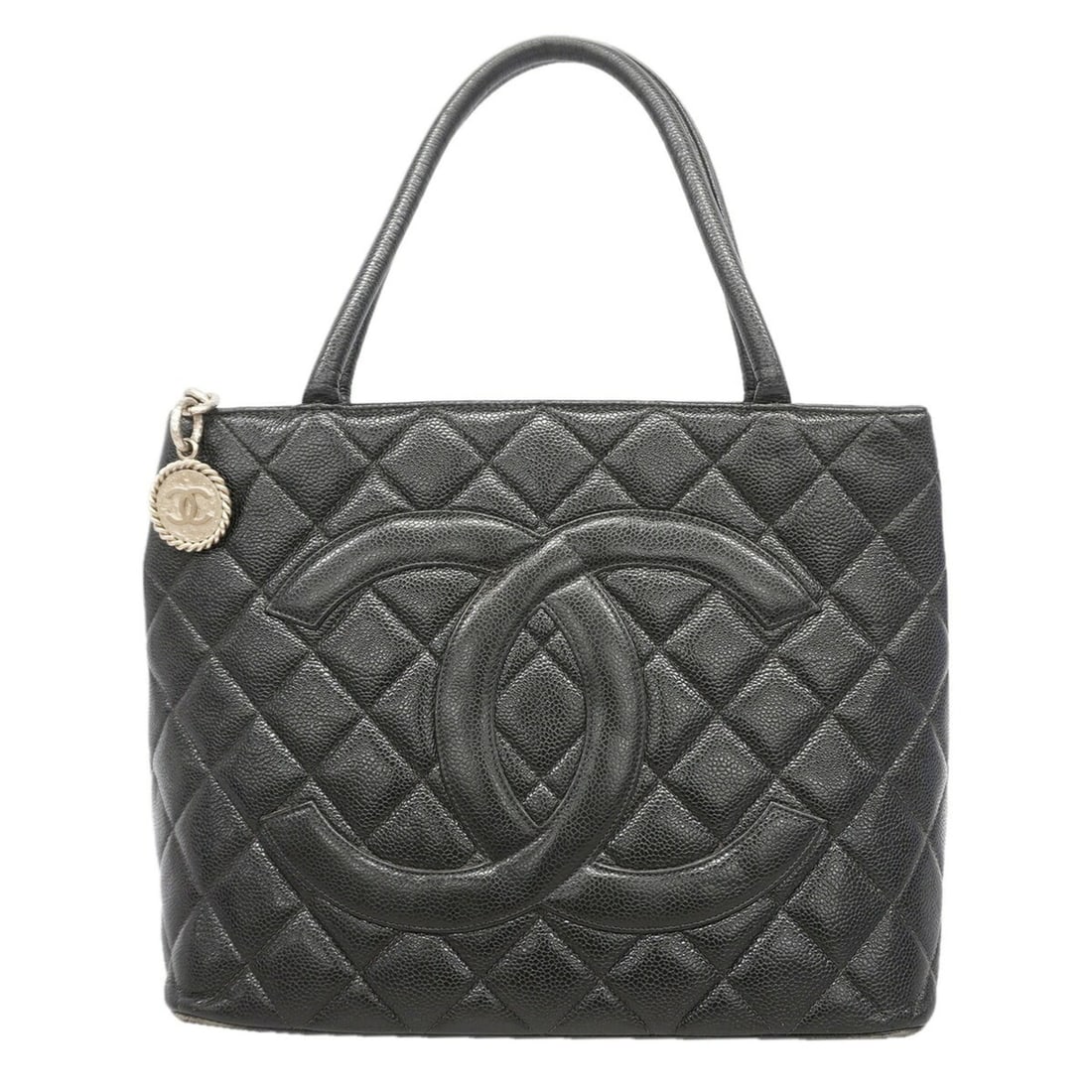 Chanel Tote Bag, Reissue Tote, Caviar Leather, Black, Women's: --- Catalog ---Category: SizeSize (HxWxD): 24cm x 30.5cm x 15.5cm / 9.44'' x 12'' x 6.1''Category: DesignType: Tote bagColor: BlackGender: WomenMaterial: Grained Calfskin Hardware Color: SilverCategor