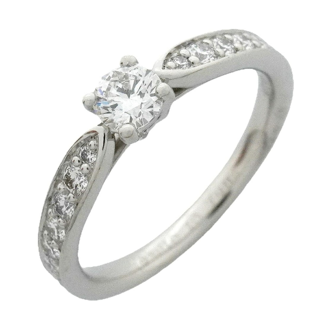 Tiffany & Co. Harmony Ring, Pt950 Platinum, 0.19ct Diamond, Size 6.5 (Women's) (1 of 16)