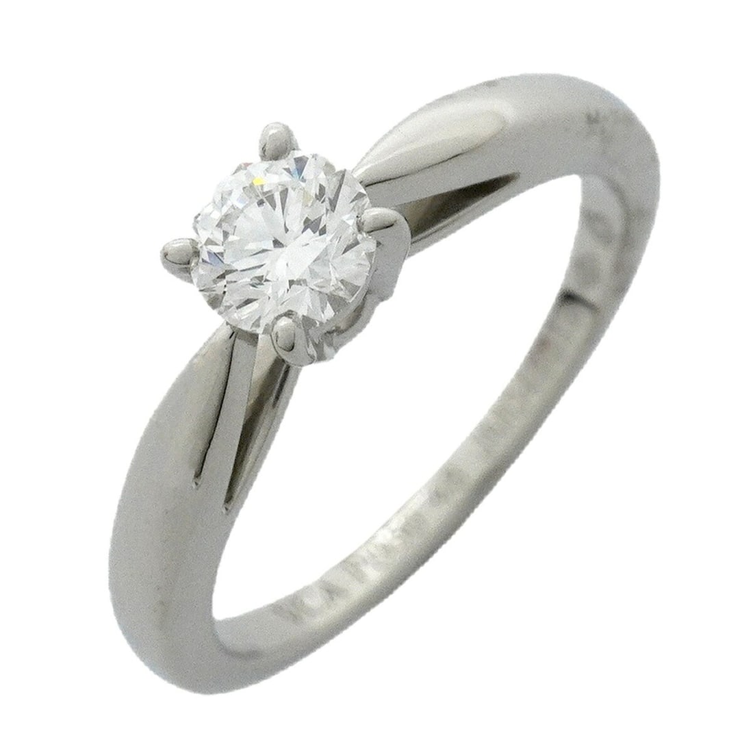 Van Cleef & Arpels Bonheur Ring, 1PD (Pt950) Platinum Diamond, Size 48, Ladies': --- Catalog ---Category: SizeUS Size: 4.5Brand Size: 48Category: DesignType: Band ringStone: DiamondGender: WomenMaterial: Platinum 950Category: GeneralBrand: Van Cleef & Arpels--- Item List ---Sectio