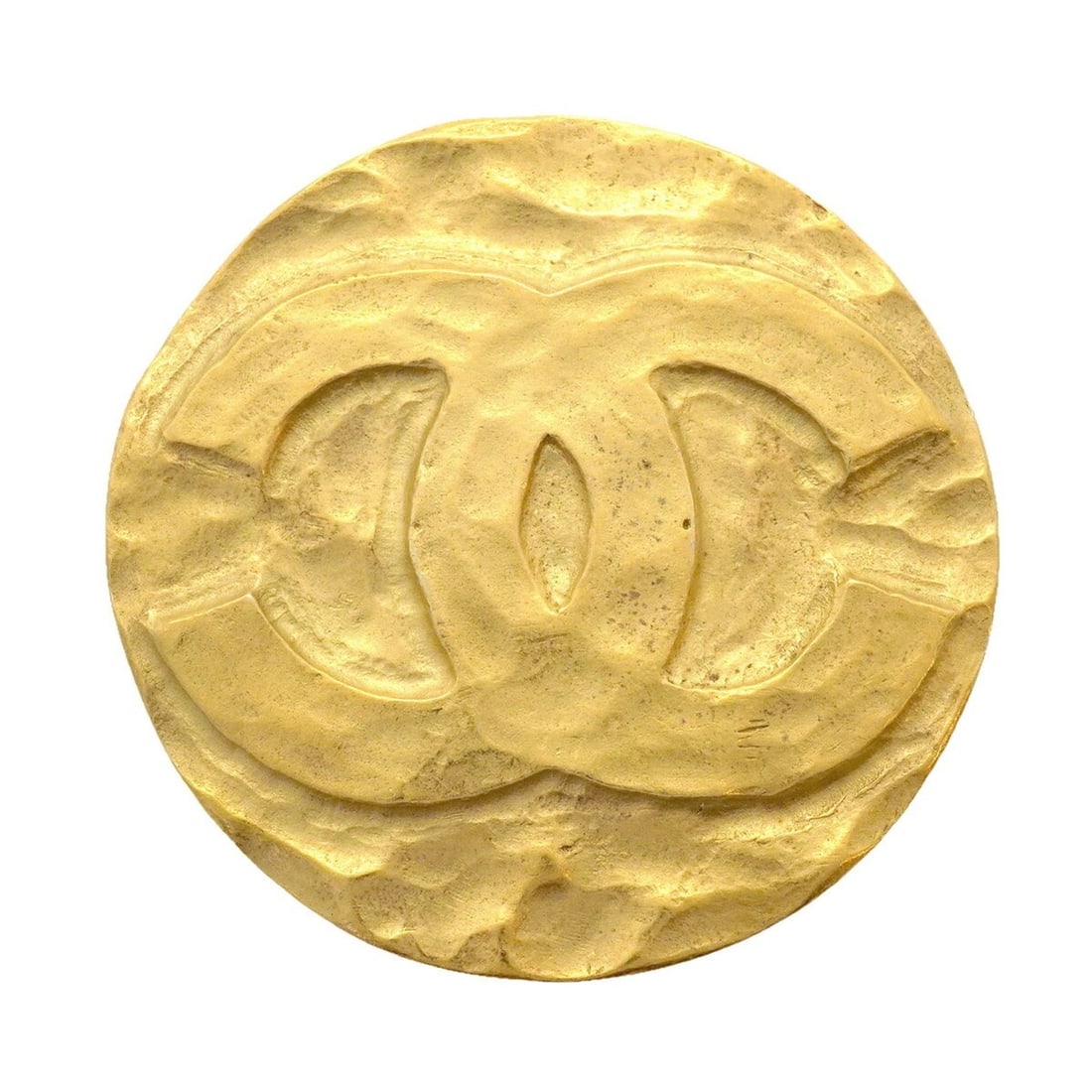Chanel Brooch, Coco Mark Circle, GP Plated Gold, Women's: --- Catalog ---Category: SizeSize (HxWxD): 4.95cm x 4.95cm / 1.94'' x 1.94''Category: DesignType: BroochColor: GoldGender: WomenMaterial: Gold platingCategory: GeneralBrand: Chanel--- Item List ---Sec