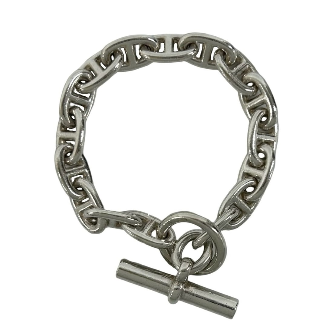 HERMES Chaine d'Ancre MM 16-link bracelet, Margiela era, 925 sterling silver, accessory, 34589
