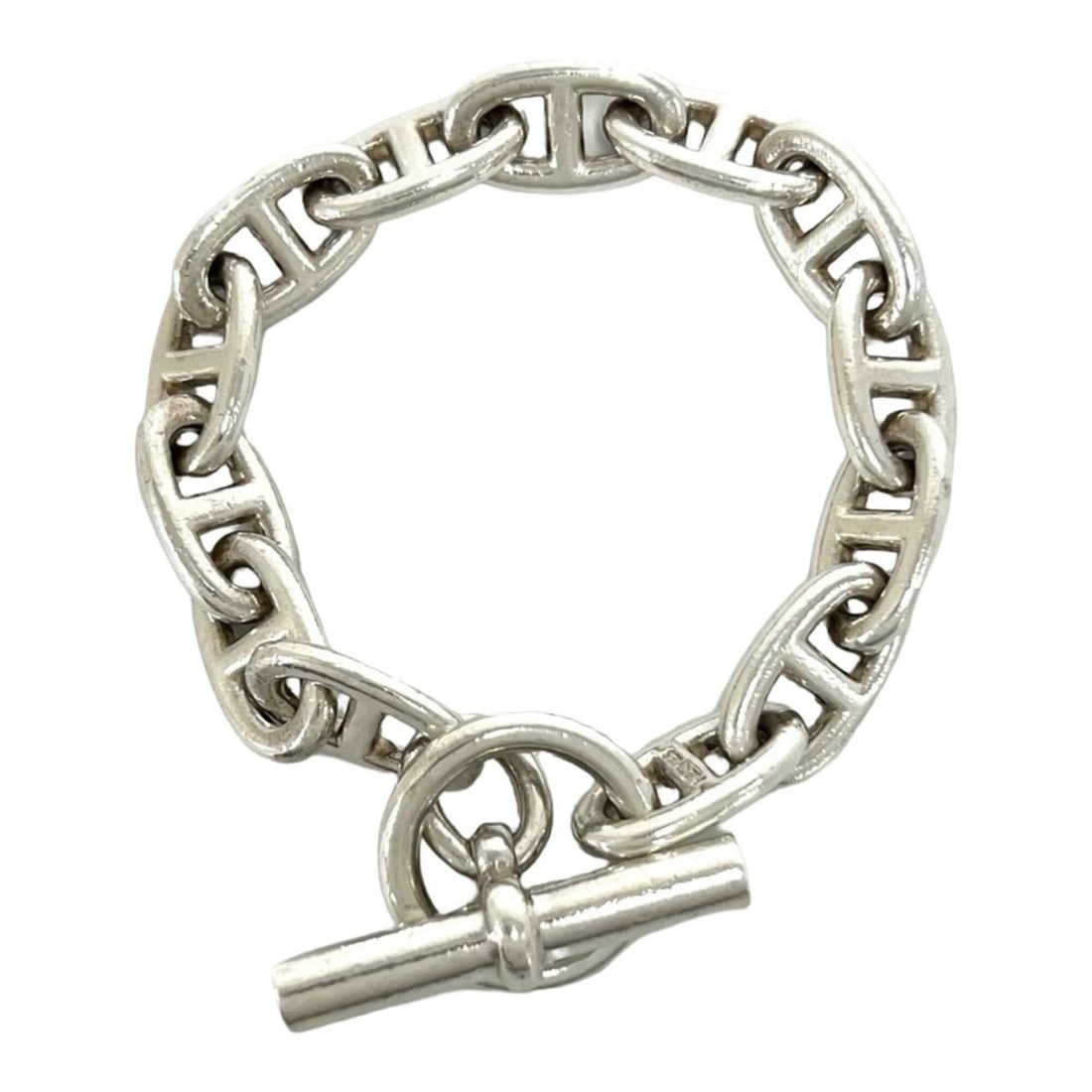 HERMES Vintage Margiela Era Chaine d'Ancre GM 13-link Bracelet, Sterling Silver 925, Accessory, (1 of 20)