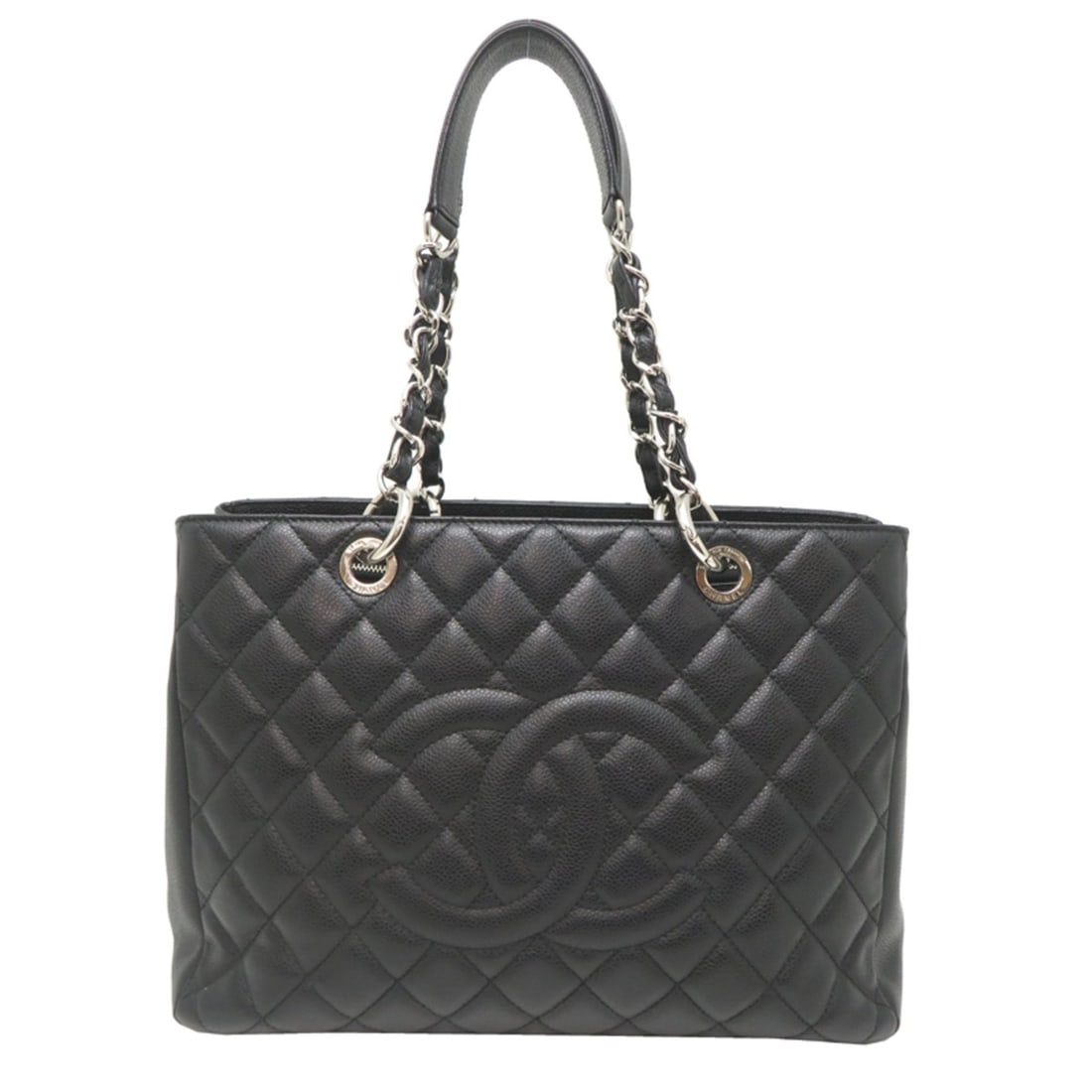 Chanel GST Tote Bag for Women, A50995, Caviar Leather, Black: --- Catalog ---Category: SizeSize (HxWxD): 23.5cm x 33cm x 13cm / 9.25'' x 12.99'' x 5.11''Category: DesignType: Tote bagColor: BlackGender: WomenMaterial: Grained Calfskin Category: GeneralMPN: A5099