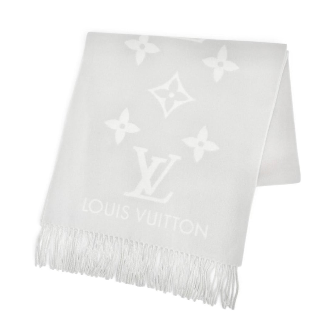 LOUIS VUITTON (Louis Vuitton) 2026 model M78909 Echarpe Reykjavik 100% Cashmere Greige Monogram: --- Catalog ---Category: SizeSize (LxW): 1.68m x 45.5cm / 66.14'' x 17.91''Category: DesignType: ShawlGender: WomenMaterial: Cashmere Category: GeneralMPN: M78909Brand: Louis VuittonCountry of Origin: