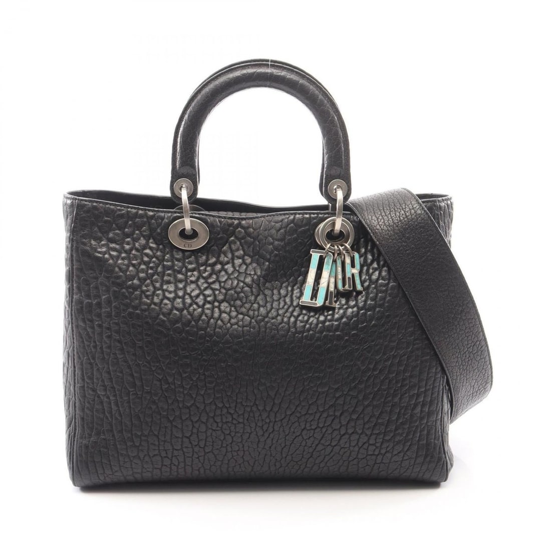 Christian Dior Dior Diorissimo Medium 2-Way Handbag, Calf Leather, Women's, Black: --- Catalog ---Category: SizeSize (HxWxD): 25cm x 31.5cm x 11cm / 9.84'' x 12.4'' x 4.33''Category: DesignType: HandbagColor: BlackGender: WomenMaterial: Leather Category: GeneralBrand: Christian Dior