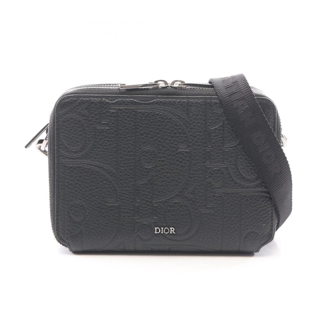 Christian Dior Dior Gravity Shoulder Bag/Handbag, Leather, Men's, Black, 2ESBC119LLG-H00N