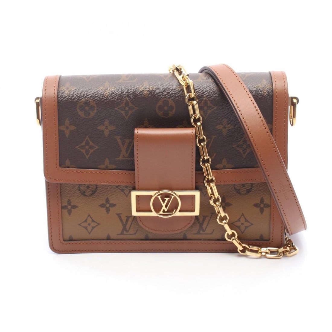 Louis Vuitton Dauphine MM Shoulder Bag/Handbag, Coated Canvas and Leather, Monogram Reverse, (1 of 20)