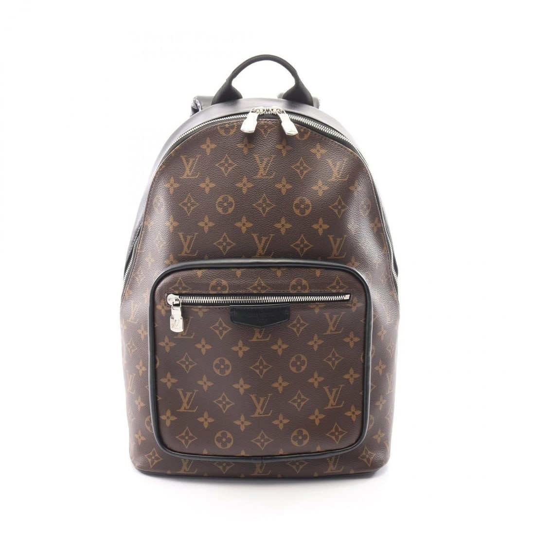 Louis Vuitton Josh NV Backpack/Handbag, Coated Canvas and Leather, Monogram Macassar, Men's,