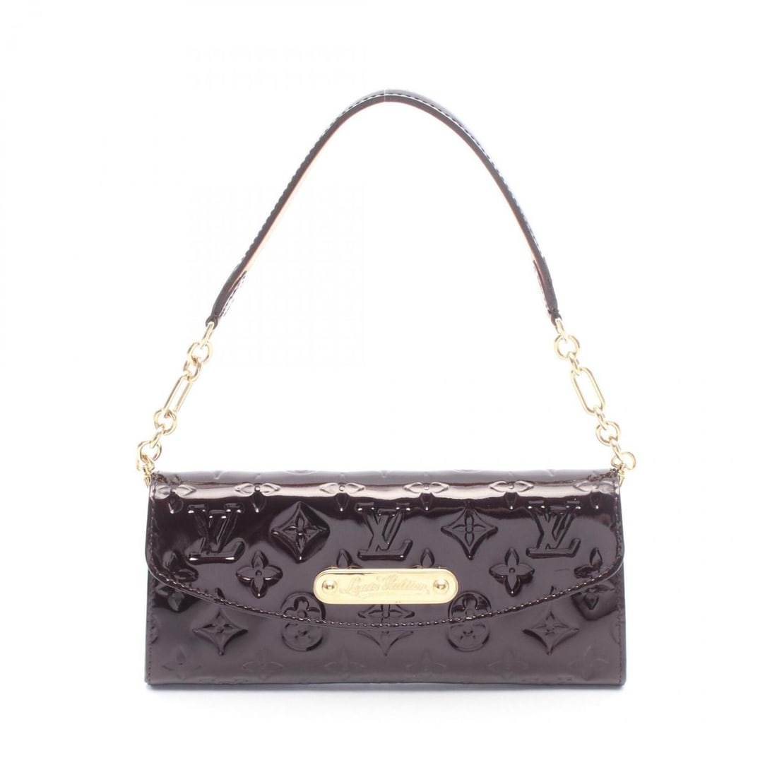 Louis Vuitton Sunset Boulevard Monogram Vernis Amarante Shoulder Bag/Handbag, Leather, Women's,: --- Catalog ---Category: SizeSize (HxWxD): 12cm x 24cm x 3cm / 4.72'' x 9.44'' x 1.18''Category: DesignType: Handbag, Shoulder bagColor: Amarante, PurpleGender: WomenMaterial: Monogram Vernis Category