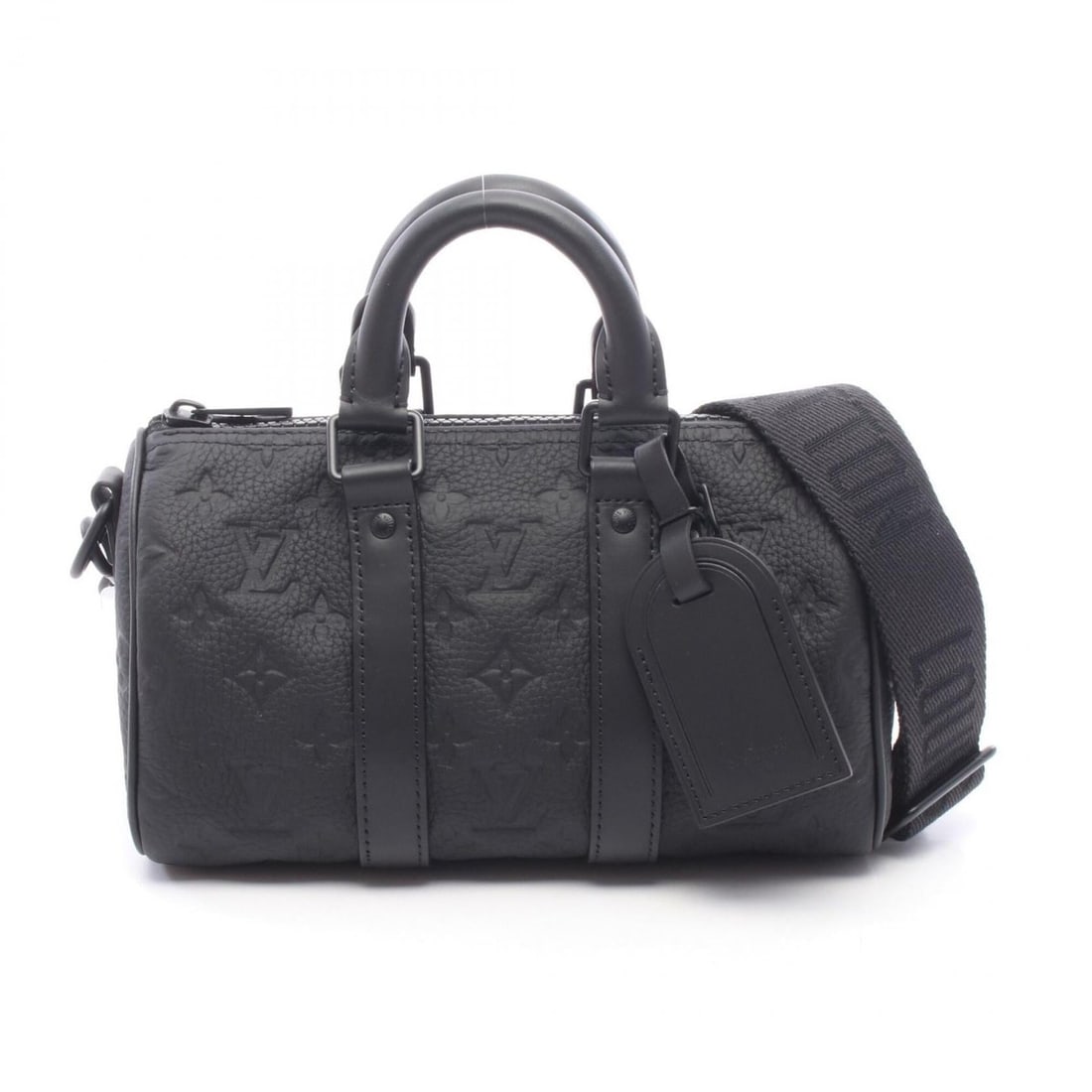 Louis Vuitton Keepall Bandoulière 25 2-Way Handbag, Leather, Men's, Black (M20900)