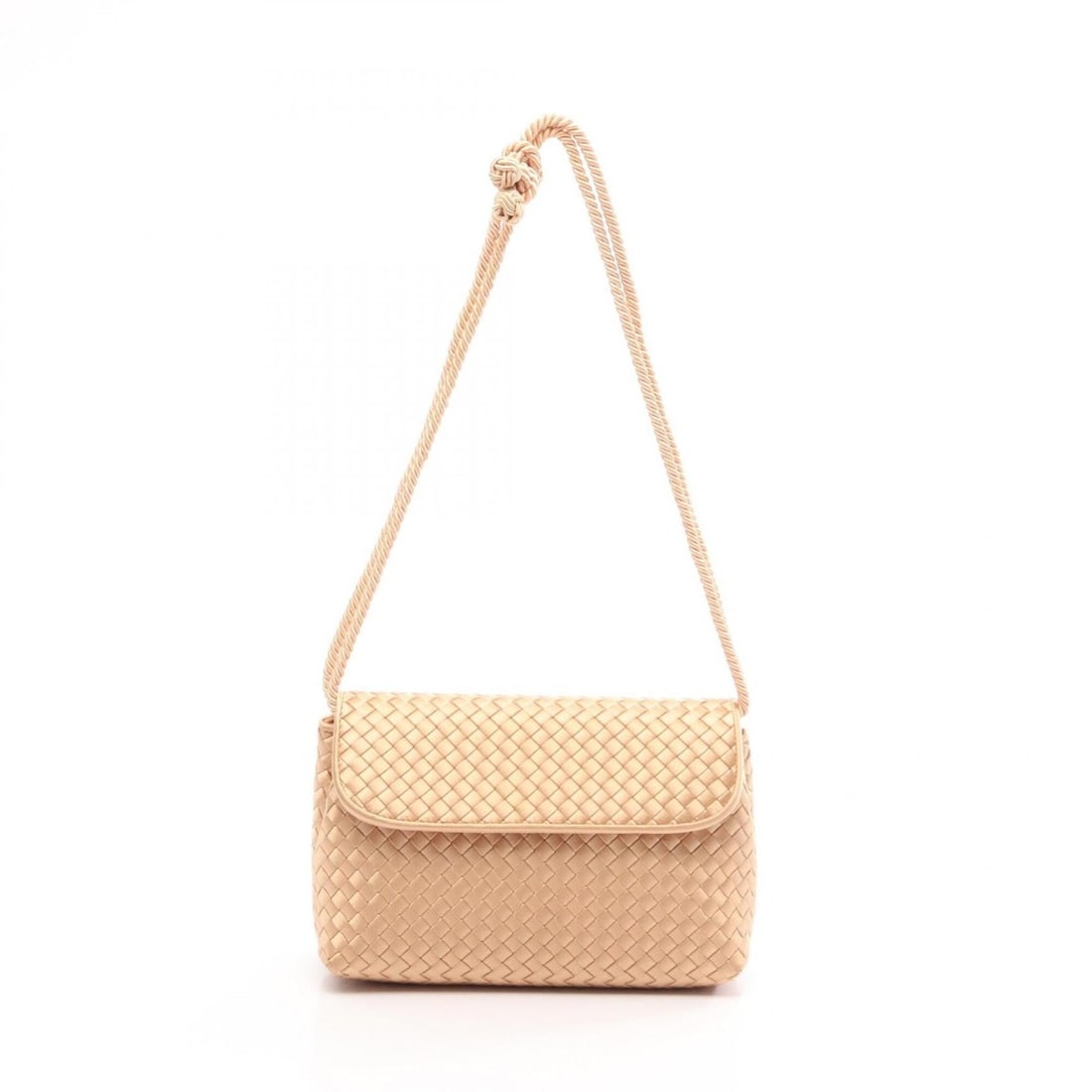 Bottega Veneta Intrecciato Shoulder Bag/Handbag, Fabric, Women's, Gold Tone