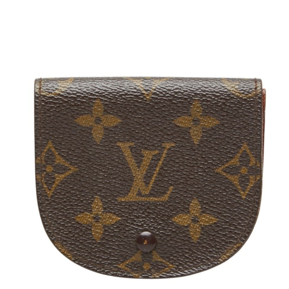 Louis Vuitton Monogram Portemonnaie Guze Wallet/Coin Purse M61970 Brown Leather Women's LOUIS