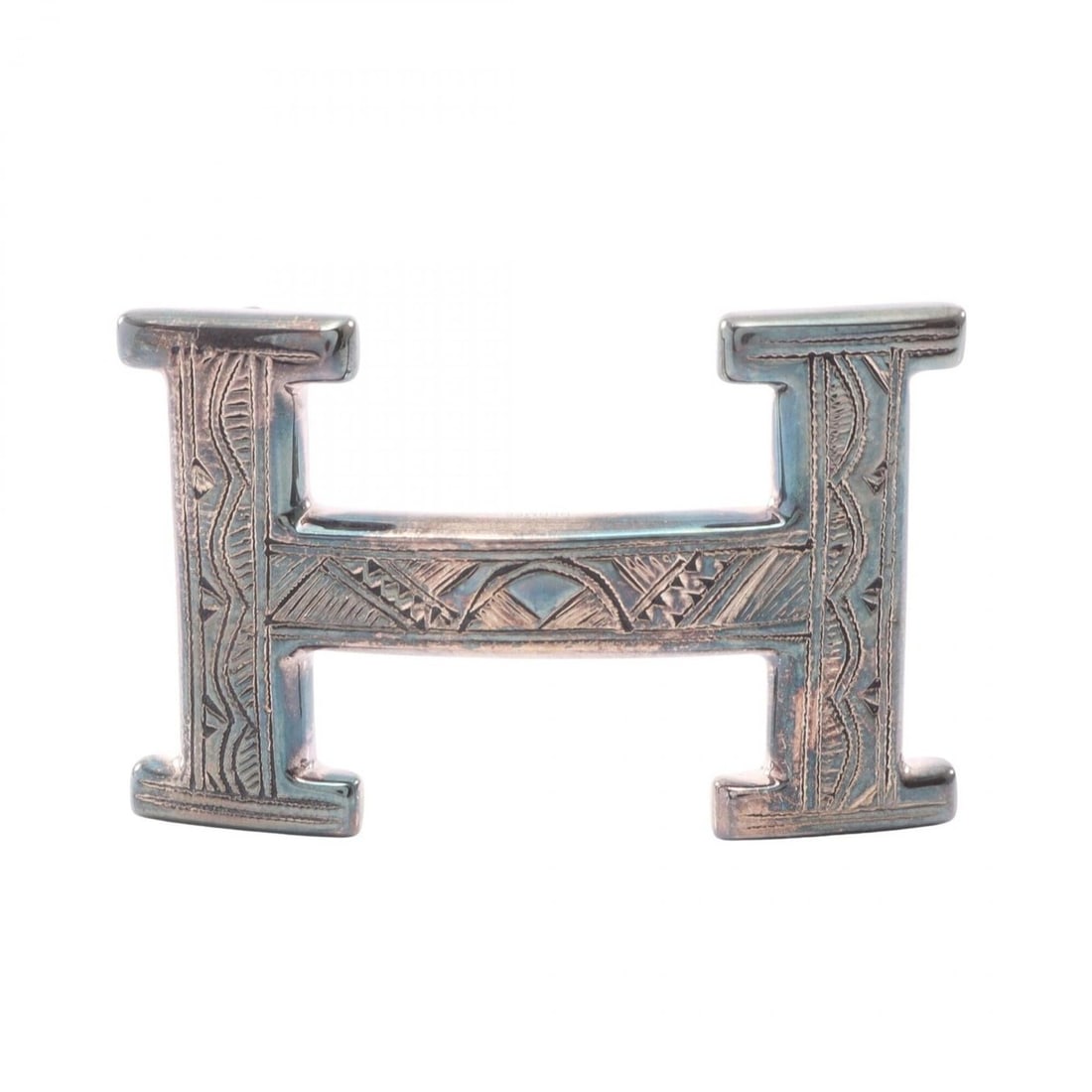 Hermes Touareg H-belt buckle accessory, SV925, men's and women's, silver tone.: --- Catalog ---Category: SizeBuckle Size: 3.8cm x 6cm / 1.49'' x 2.36''Category: DesignType: Standard beltColor: SilverGender: Men,WomenMaterial (Buckle): Silver 925Category: GeneralBrand: Hermes--- I