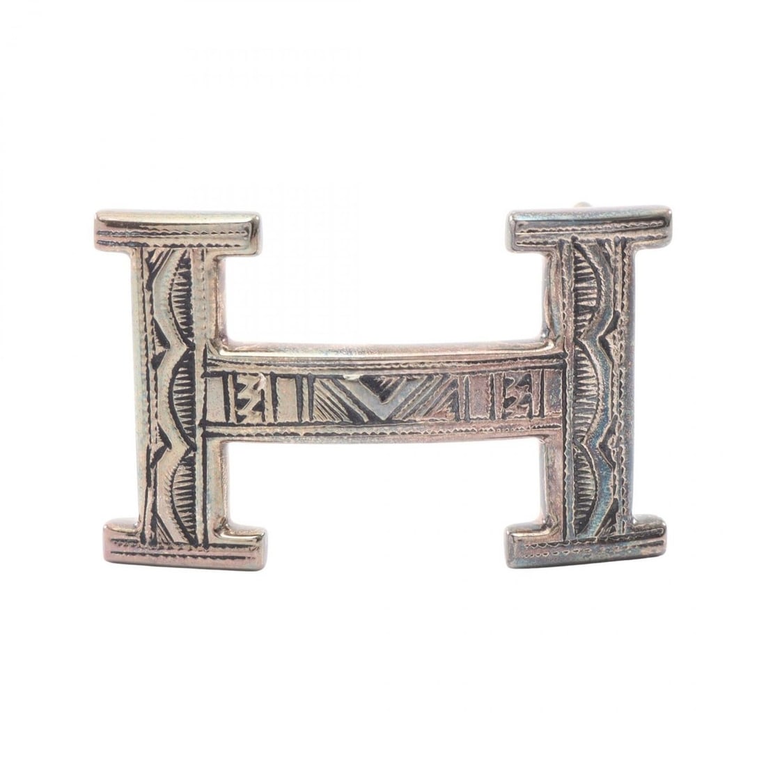 Hermes Touareg H-belt buckle accessory, SV925, men's and women's, silver tone.: --- Catalog ---Category: SizeBuckle Size: 3.8cm x 6cm / 1.49'' x 2.36''Category: DesignType: Standard beltColor: SilverGender: Men,WomenMaterial (Buckle): Silver 925Category: GeneralBrand: Hermes--- I