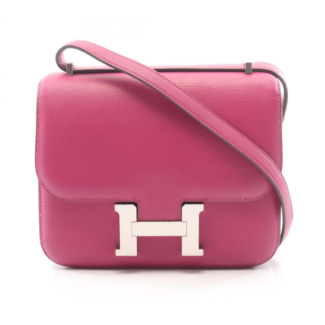Hermes Constance 3 Mini Rose Purple Shoulder Bag/Handbag, Veau Swift Leather, Women's, Pink Tone (1 of 10)