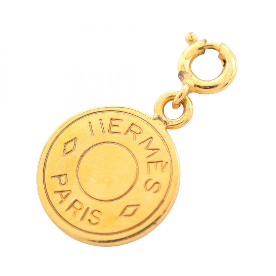 Hermes BIJOUTERIE FANTAISIE Sellier Pendant Top Jewelry GP (Gold Plated) Women's Gold Tone