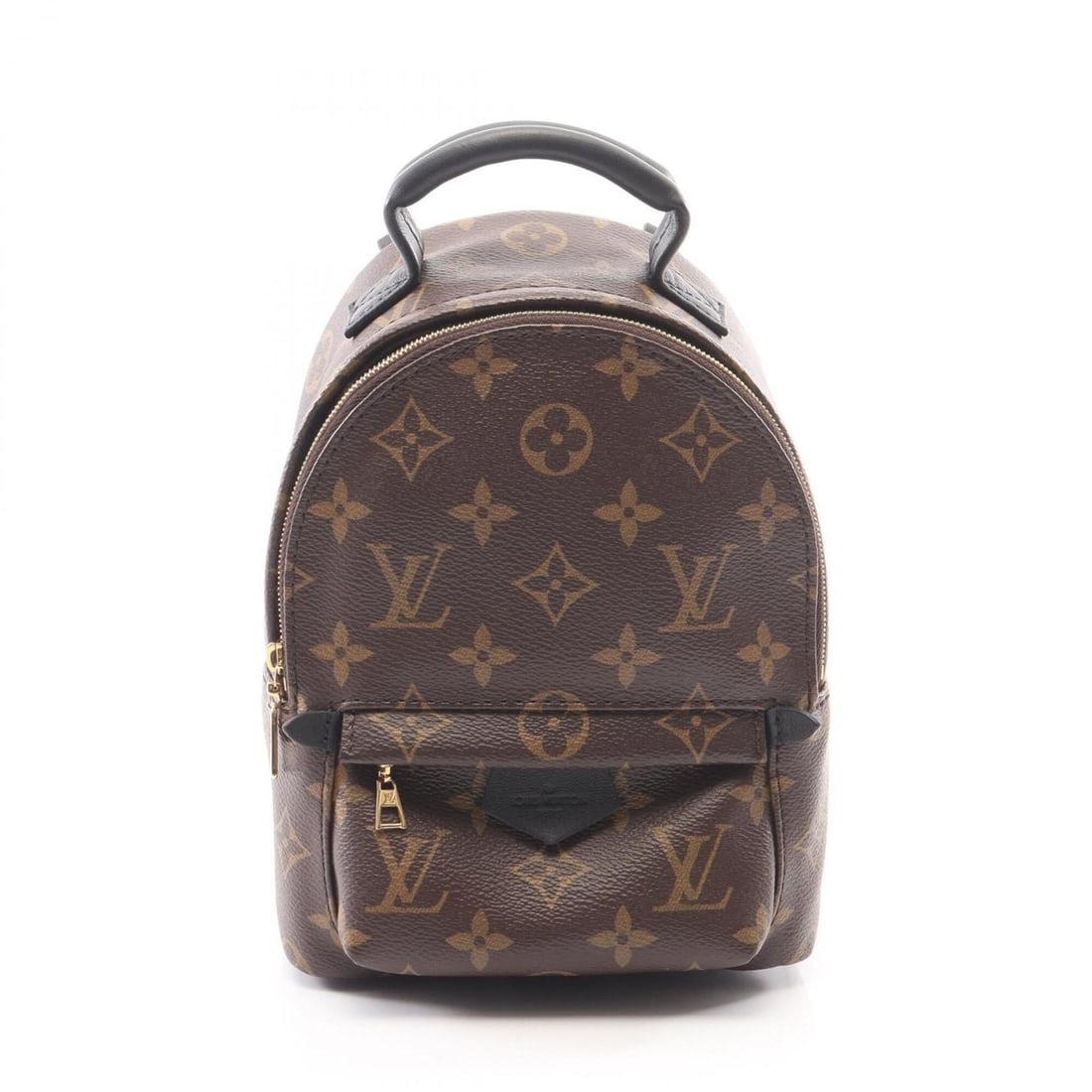 Louis Vuitton Palm Springs Backpack Mini Rucksack Handbag Coated Canvas Leather Monogram Women's: --- Catalog ---Category: SizeSize (HxWxD): 22cm x 16cm x 8cm / 8.66'' x 6.29'' x 3.14''Category: DesignType: BackpackColor: Black, Brown, MonogramGender: WomenMaterial: Coated canvas , Leather Categor