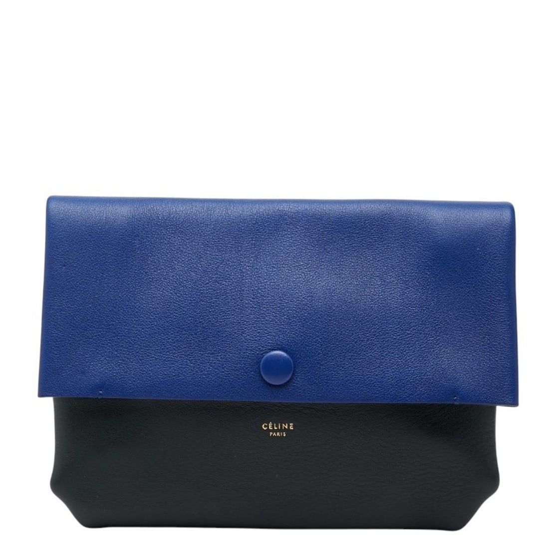 Celine Phoebe Philo handbag, pouch, clutch bag, black and blue leather suede, women's.: --- Catalog ---Category: SizeSize (HxWxD): 16cm x 19.5cm x 4cm / 6.29'' x 7.67'' x 1.57''Category: DesignType: Clutch bag, PouchColor: Black, BlueGender: WomenMaterial: Leather , Suede Category: Gener