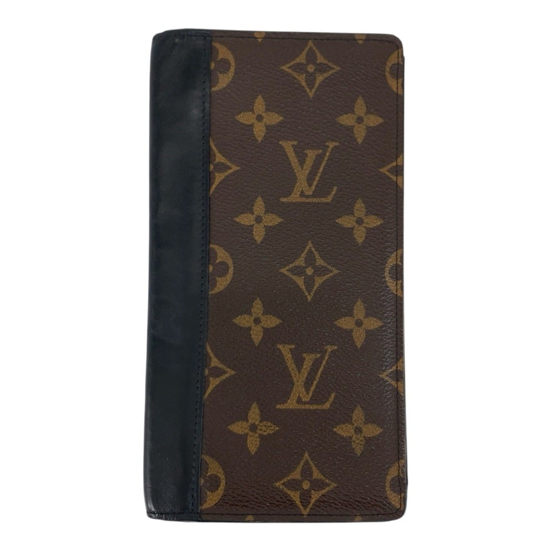 LOUIS VUITTON Louis Vuitton Monogram Macassar Portefeuille Brazza Brown Black M69410 Long Wallet for (1 of 18)