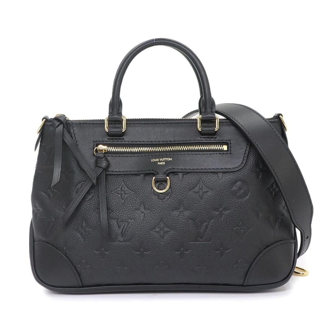 Louis Vuitton Skyline PM Monogram Empreinte 2-way Hand/Shoulder Handbag Leather Black M28511 RFID: --- Catalog ---Category: SizeSize (HxWxD): 18cm x 27.5cm x 9.5cm / 7.08'' x 10.82'' x 3.74''Category: DesignType: HandbagColor: BlackGender: WomenMaterial: Monogram Empreinte Category: GeneralMPN: M28