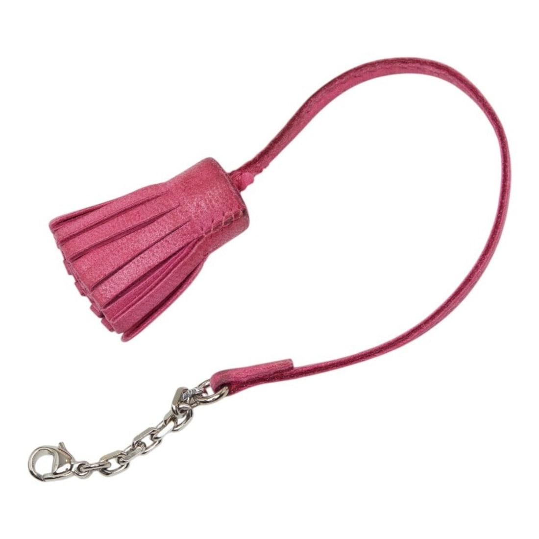 Hermes Carmenchita Accessory Bag Charm Keychain Pink Agneau Milo Women's HERMES